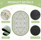 Bienbee Cat Litter Mat, Urine and Water Proof, Bean-Green L - Image 3