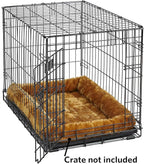 MidWest Homes for Pets QuietTime XXS Dog Bed – Cinnamon Faux Fur Bolster - Image 3