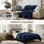 gogobunny Waterproof Bed Blanket, Reversible Sherpa Fleece Throw Blanket - Image 4