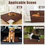 Smiry Waterproof Dog Bed Cover Blanket 52x82, Soft Reversible Pet Blanket - Image 5