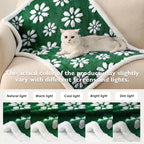 Waterproof Blanket for Dog Cat or Adult, Cute 3D Textured Flower Dog Blanket - Image 8
