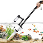 AQQA Fish Tank Cleaner, 8-in-1 Electric Aquarium Gravel Vacuum, Clean - Image 8