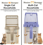 Neater Pet Brands Neater Scooper Standard Cat Litter Scoop, 195 Refill Bags – - Image 5