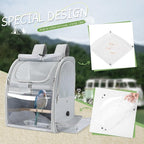 Sanmoncare Bird Backpack Carrier, Water Repellent Fabric Cockatiel Travel Bag - Image 7