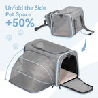 Petsfit Small Cat Carrier Soft Airline Approved Expandable Carrier - Image 4