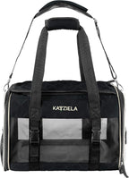 Katziela Deluxe Quilted Airline Approved Pet Dog & Cat Carrier by Katziela