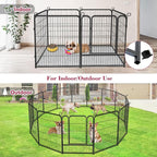 Dog Playpen Dog Fence Outdoor for Yard, 32inch 48 Panels Dog Pens Outside - Image 5