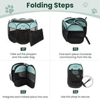 Love's cabin Pet Puppy Dog Playpen, Medium Dog Tent Crates Cage Indoor/Outdoor - Image 8