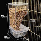 Hamiledyi No Mess Bird Cage Feeder Automatic Parrot Seed Feeders - Image 6