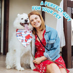 100 Pcs Dog Bandanas Bulk Hawaiian Dog Bandanas Summer 3 Sizes Washable - Image 6