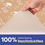 Cooyes Large Dog & Cat Food Mat 17.5"×36", Ultra-Absorbent Dog Bowl Mat - Image 4
