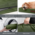 Outdoor Dog Bed for Medium Dogs, Waterproof Dog Crate Mat Orthopedic Egg Crate - Image 5