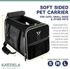 Katziela Deluxe Quilted Airline Approved Pet Dog & Cat Carrier - Image 2