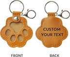 Dog Hair Keychain, Leather Pet Hair Collector Keychains, Pet Fur Keepsake Gift - Image 3