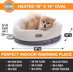 K&H Pet ProductsHeated Cat Bed Indoor, Thermo-Snuggle Cup Bomber Soft Heated - Image 2