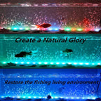 LED Aquarium Light, 2 Pack 15 inches Fish Tank Light RGB Color Underwater Light - Image 7