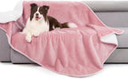 gogobunny Waterproof Bed Blanket, Reversible Sherpa Fleece Throw Blanket by gogobunny