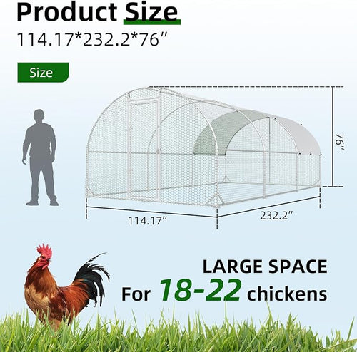 4ever2buy Large Metal Chicken Coop - Image 2