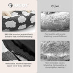 JOEJOY Donut Small Dog Bed, Round Cat Beds - Image 3
