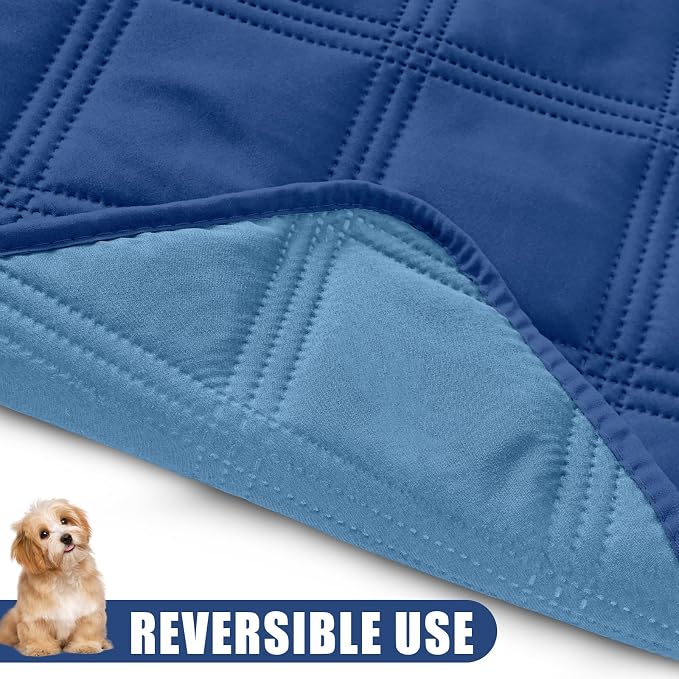 Smiry Waterproof Dog Bed Cover Blanket 40x50, Soft Reversible Pet Blanket - Image 3