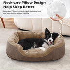 INVENHO Small Dog Bed Orthopedic Warming Soft Calming Sleeping Durable - Image 3