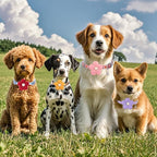 Small Dog Collar with Flower, Puppy Collar - Image 6