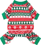 Fitwarm Dog Christmas Outfit, Dog Pajamas, Dog Winter Clothes by Fitwarm