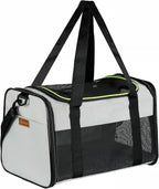 Cat Carrier - Portable Foldable Dog Pet Carrier, Soft-Sided Pet Bag up to 15 Lbs by Akinerri