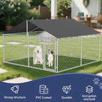 120"x 120" Outdoor Dog Enclosure Heavy Duty Dog Kennel House Mesh Dog Big Cage - Image 5