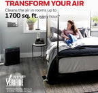Honeywell HEPA Air Purifier for Home, 1733 Ft² Rooms in 1 hour, Air Quality - Image 9