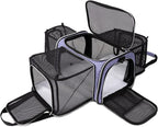 BAGLHER Cat Carrier Bag, Airline Approved Pet Carrier Soft Side Pet Travel 5 by BAGLHER