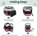 Love's cabin Pet Puppy Dog Playpen, Small Dog Tent Crates Cage Indoor/Outdoor - Image 8
