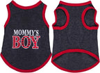 4 Pack Dog Shirts Summer Printed Puppy Clothes Novel Sleeveless Pet T Shirts - Image 7