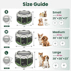 Love's cabin Pet Puppy Dog Playpen, Small Dog Tent Crates Cage Indoor/Outdoor - Image 2