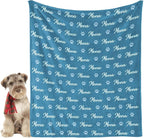Personalized Dog Blanket, Customized Pet Blankets by GlisterGlow