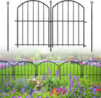 Decorative Garden Fence 17inx13in, 26 Pack Rustproof Metal No Dig Fence Animal - Image 9