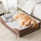 Orthopedic Dog Bed for Large Dogs, Egg Crate Foam Bed for Large Dogs, Equipped - Image 7