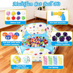 219PCS Cat Ball Pit with Balls, Interactive Toy - Image 3