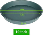 2 Pack of Bird Bath Bowl 19", 2.3" Depth, 18 19 inch Plant Tray Saucer - Image 2
