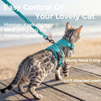 Cat Harness and Leash Set Escape Proof Tactical Large Kitten Harness Emotional - Image 5