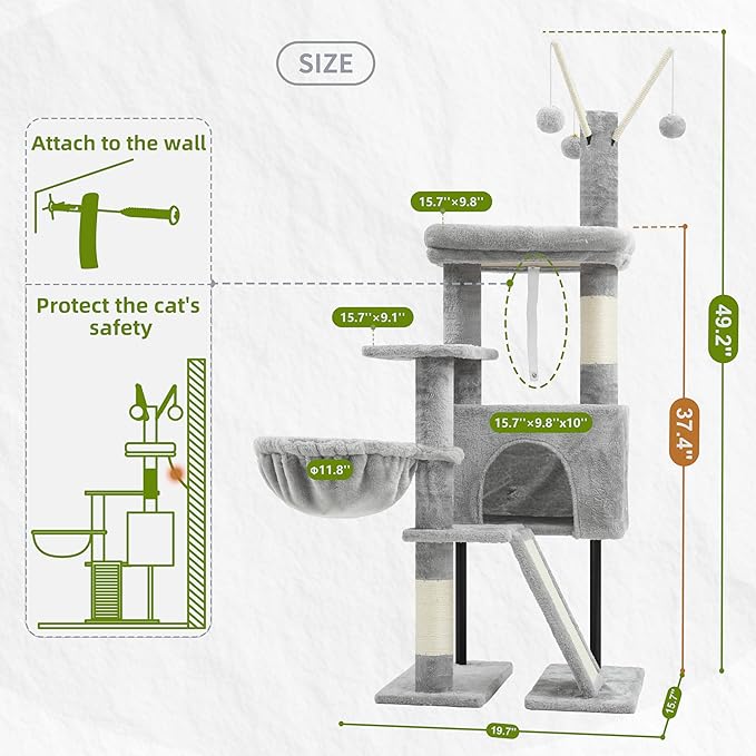 Cat Tree for Indoor Cats, Cat Tower - Image 7