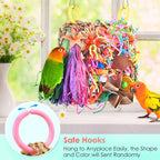 KATUMO Conure Toys, Bird Grass Mat Parakeet Shredder Hanging Toy Cockatiel - Image 6