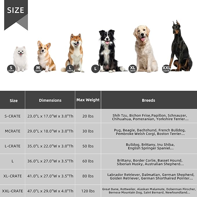 Dog Bed Large Sized Dogs, Orthopedic Flannel Pet Beds - Image 2