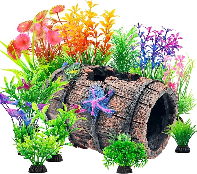 CousDUoBe Fish Broken Barrel Decor Fish Tank Decorations Betta Fish Tank by CousDUoBeAquariumfishtankdecoration