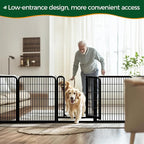 Yaheetech Dog Playpen Outdoor, 32 inch 16 Panels Dog Pen Indoor Heavy Duty - Image 4