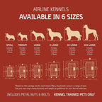 SportPet Designs Plastic Kennels Rolling Plastic Wire Door Travel Dog Crate - Image 5