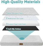Dog Bed for Extra Large Dogs, Rectangular XL Orthopedic Dog Beds, Foam - Image 8