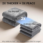 gogobunny Waterproof Blanket for Bed Couch Sofa, Liquid Pee and Fur Proof Pet - Image 6