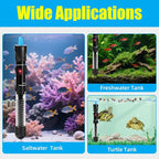 AQUANEAT Aquarium Heater, 300W Fish Tank Heater, Adjustable Submersible Water - Image 9