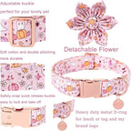 Halloween Dog Collar With Flower, Fancy Bowtie Gift - Image 3